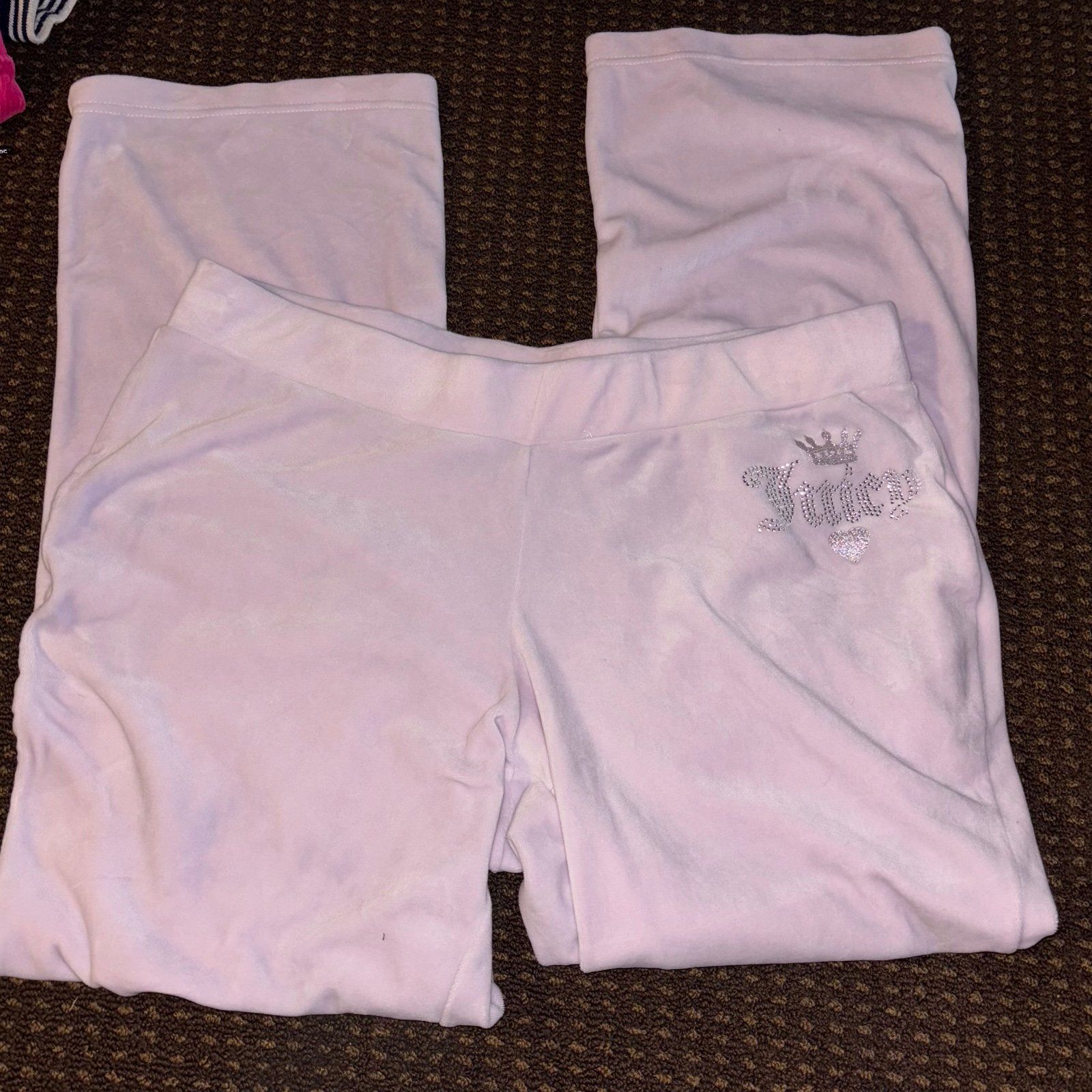 Y2K light purple juicy couture velour sweatpants