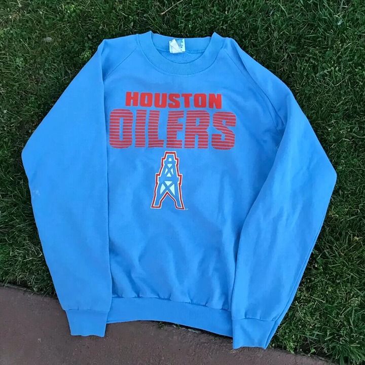 Houston Oilers NFL Sweatshirt - Royal Blue Uni Adult H3281