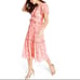 Love Shack Fancy Pink Ruffles Fleur Tiered Chiffon Maxi Dress