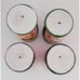 Vintage Hand Painted Wood Egg Cups SET Of 4 Family Wall Rack