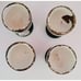 Vintage Hand Painted Wood Egg Cups SET Of 4 Family Wall Rack