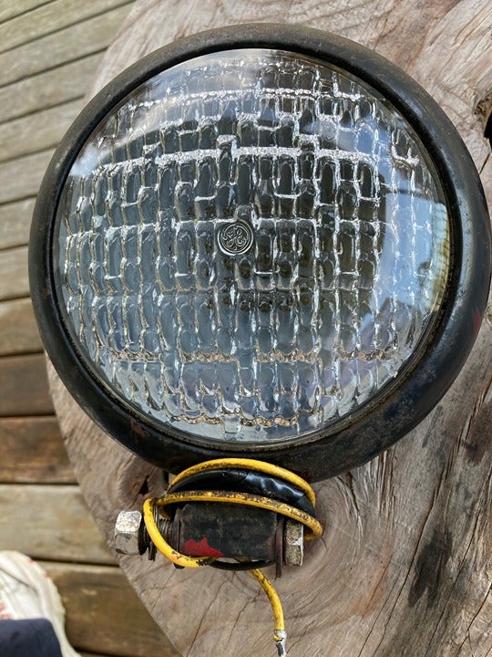 Vintage Tractor Headlight Assembly WPDC1NUn4 large sele