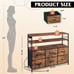 Led Dresser TV Stand for Bedroom, Entertainment Center with LED Lights