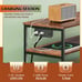 Led Dresser TV Stand for Bedroom, Entertainment Center with LED Lights