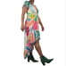 Flying Tomato Tropical High-Low Maxi Dress