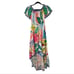 Flying Tomato Tropical High-Low Maxi Dress