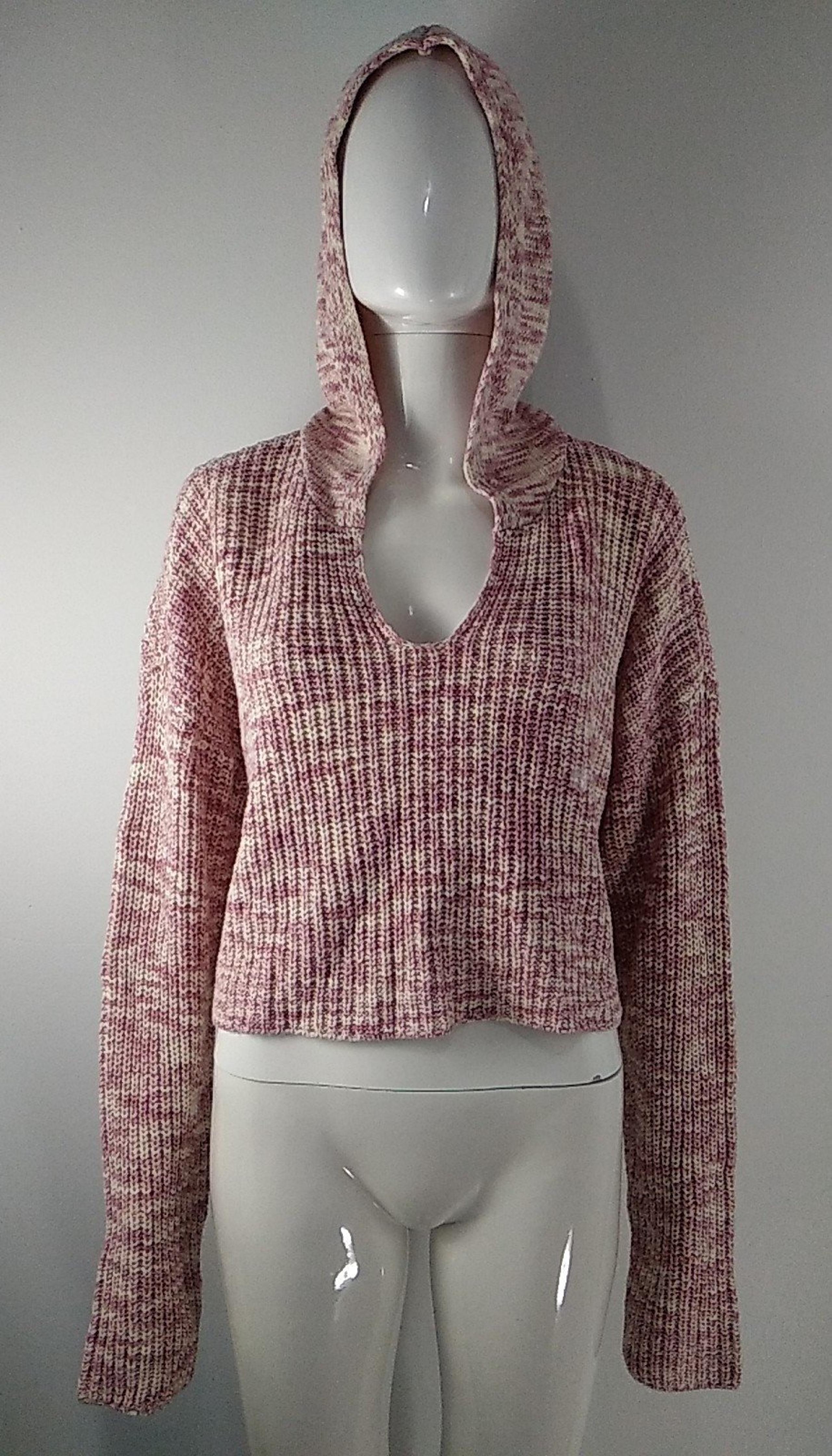 New Aéropostale Knit Hooded Sweater Large