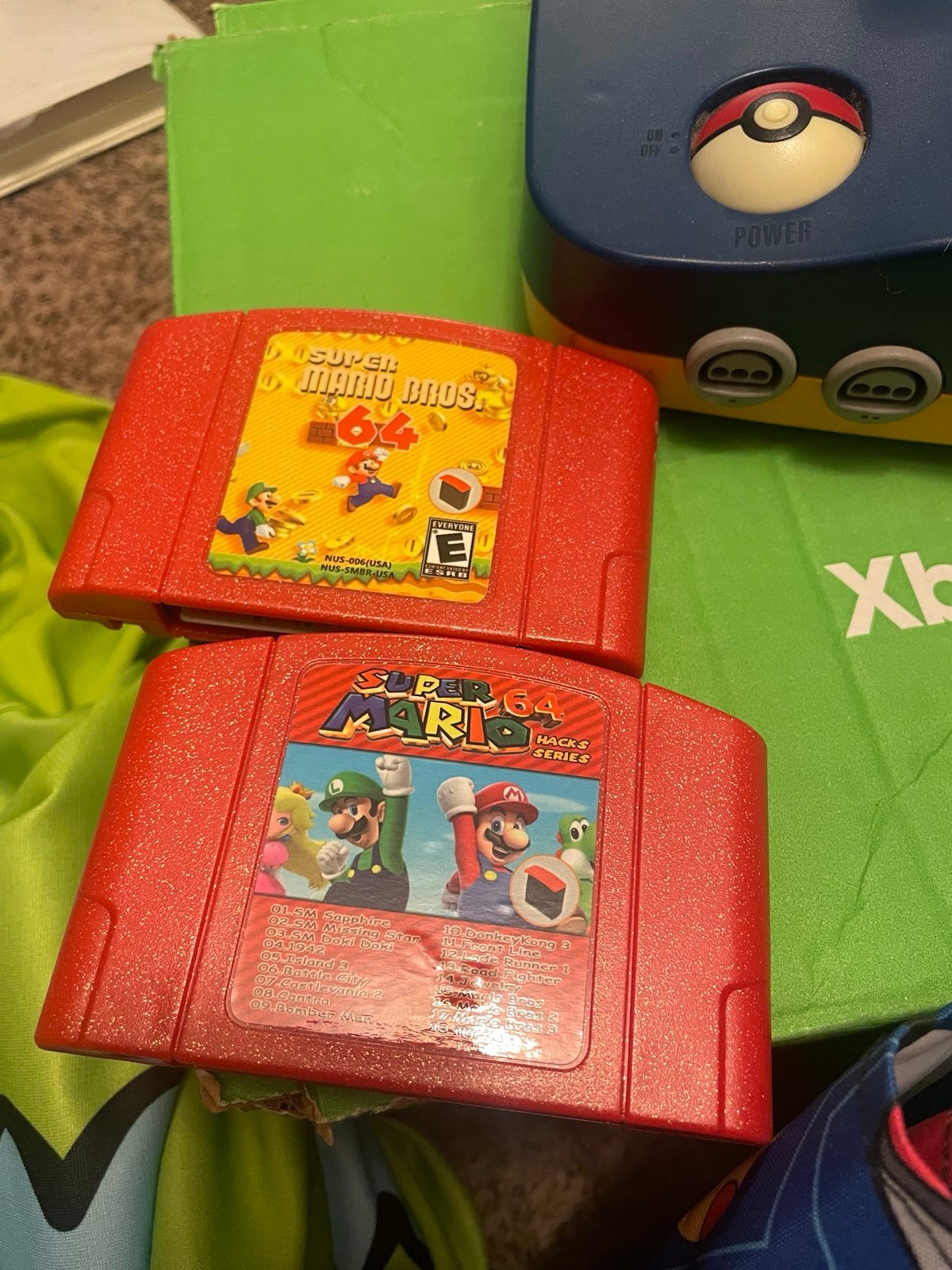 Nintendo 64 game lot multi cart and mod
