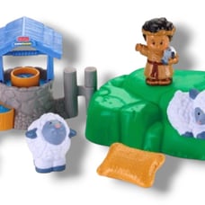 Fisher Price Little People CHRISTMAS NATIVITY SHEPHERDS GIFT COLLECTIBLE TOY
