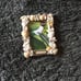 Key west seashells and sand picture frame