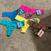 Set of 5 Thongs Underwear NWT Rampage Small