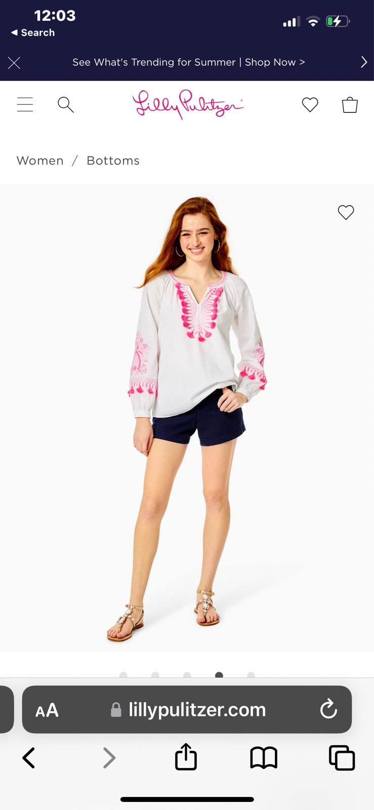 Lilly Pulitzer Callahan shorts true Navy