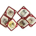Antique Johnny Walker Red Coasters NEW in Box Set of 6