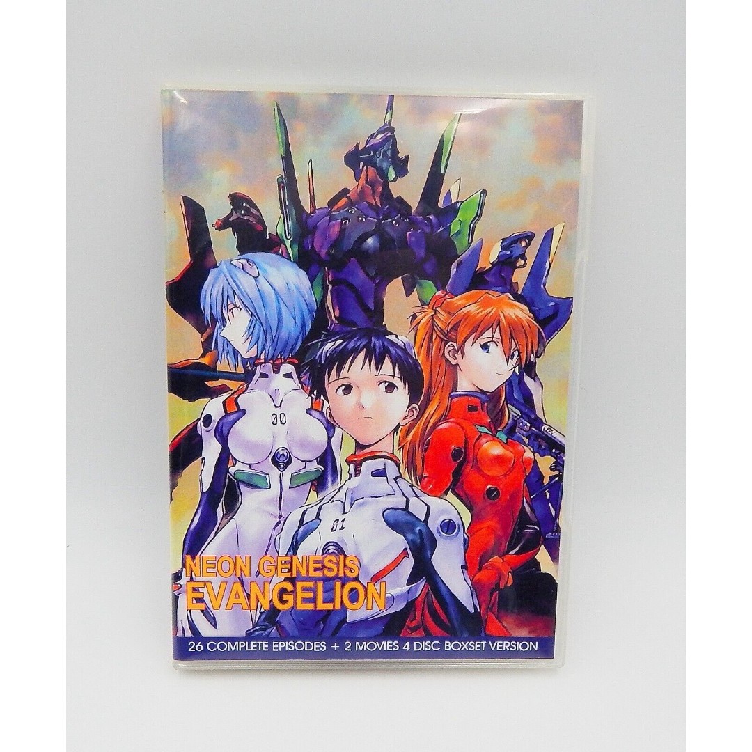 特別セーフ Neon Genesis Evangelion 4 DVD SET Episodes 1-26 And 2 Movies アニメ
