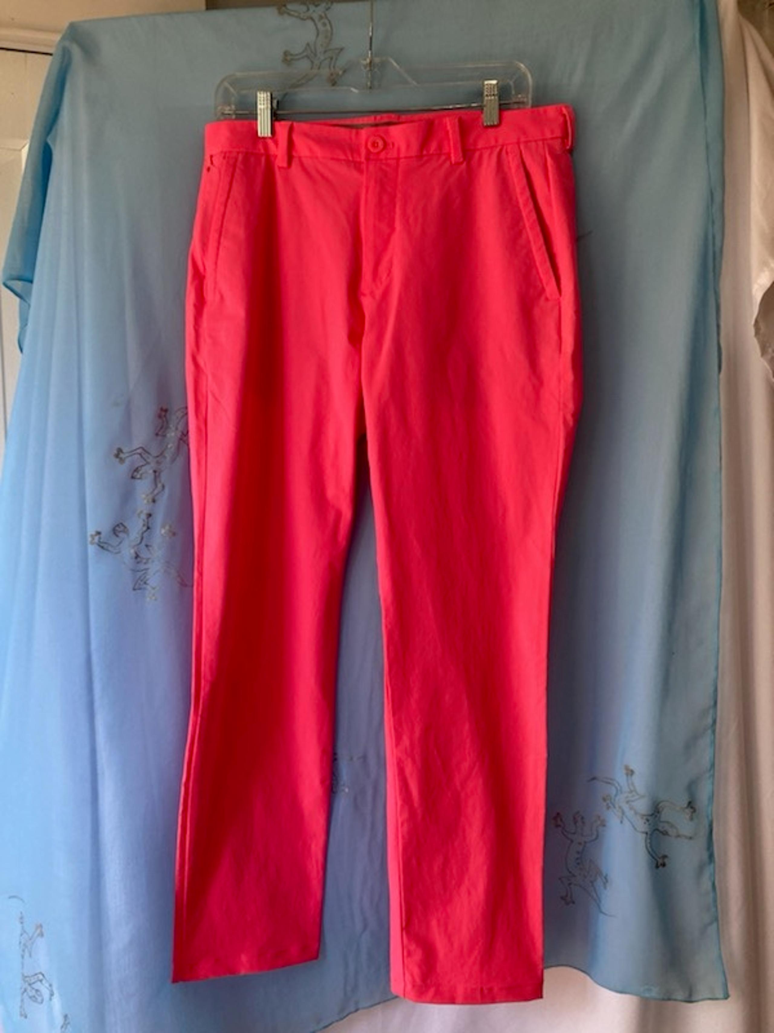Vineyard Vines OTG Golf Pants |Men’s 32x32 | Hot Pink Stretch Performance Chinos
