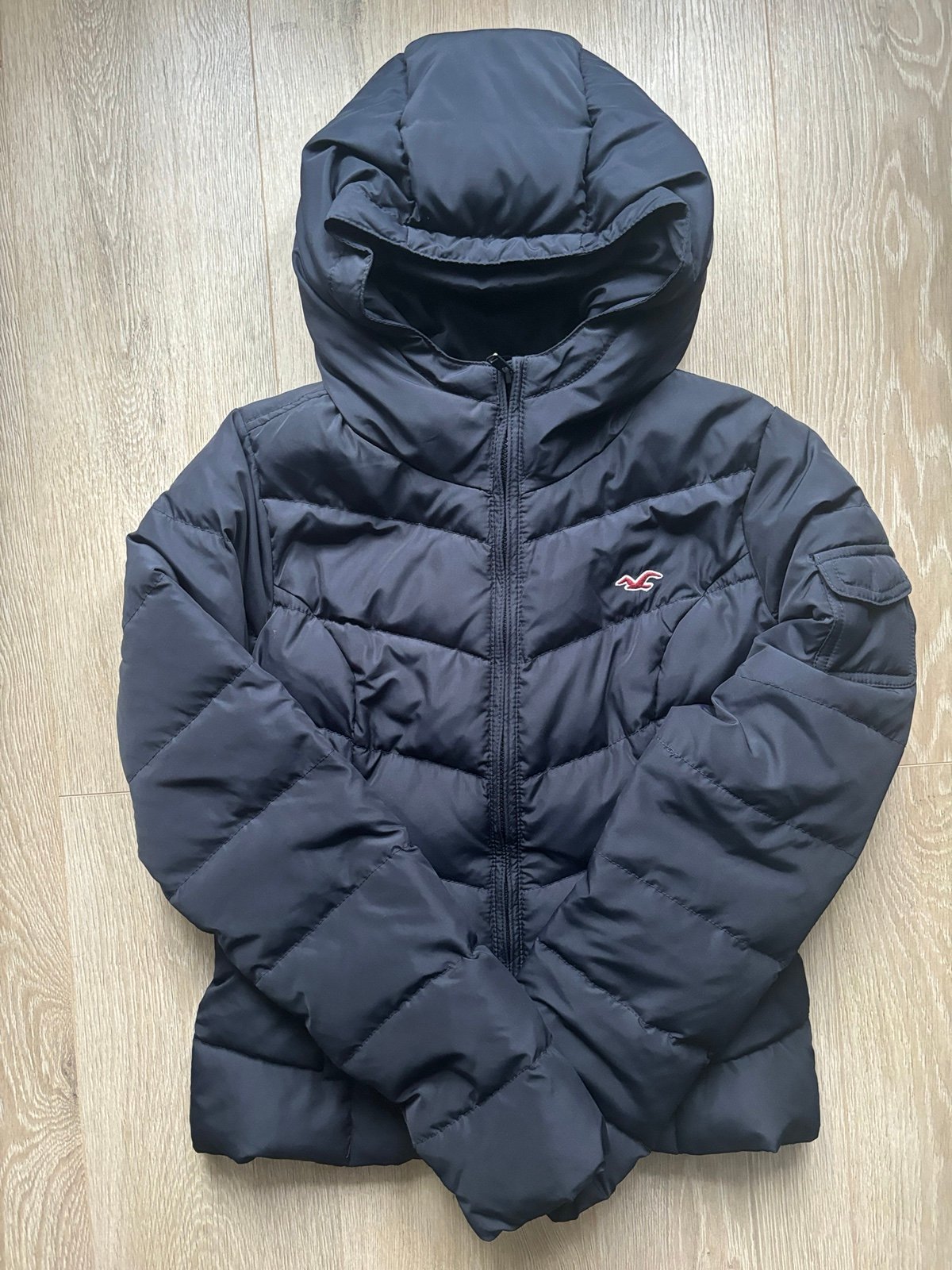 Navy Blue Hollister Down Coat