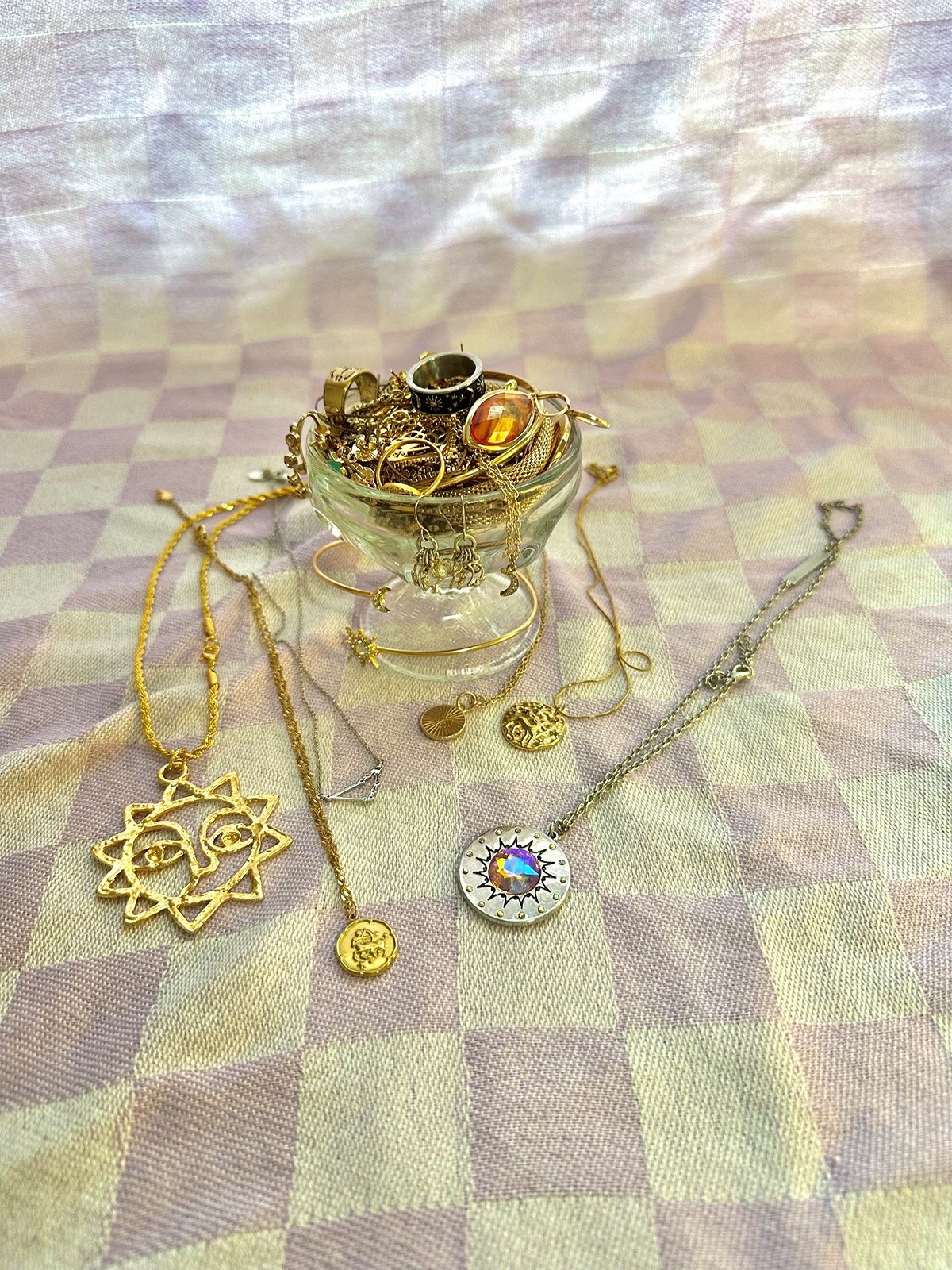 Celestial Aesthetic Mystery Jewelry Jar