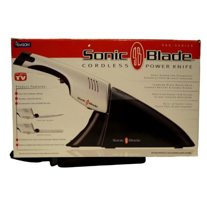 Sonic Blade Cordless Rechargeable Electric Power Knife As Seen On TV Sonic Blade Cordless Rechargeable Electric Power Knife As Seen On TV