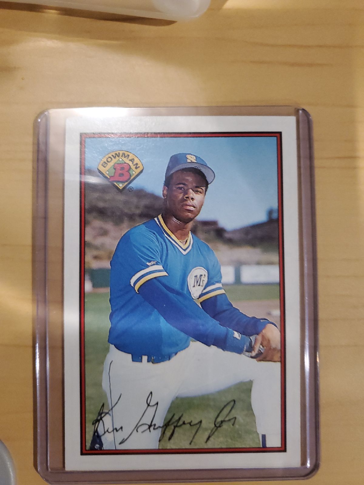 1989 Bowman Ken Griffey Jr. Card (Tiffany)