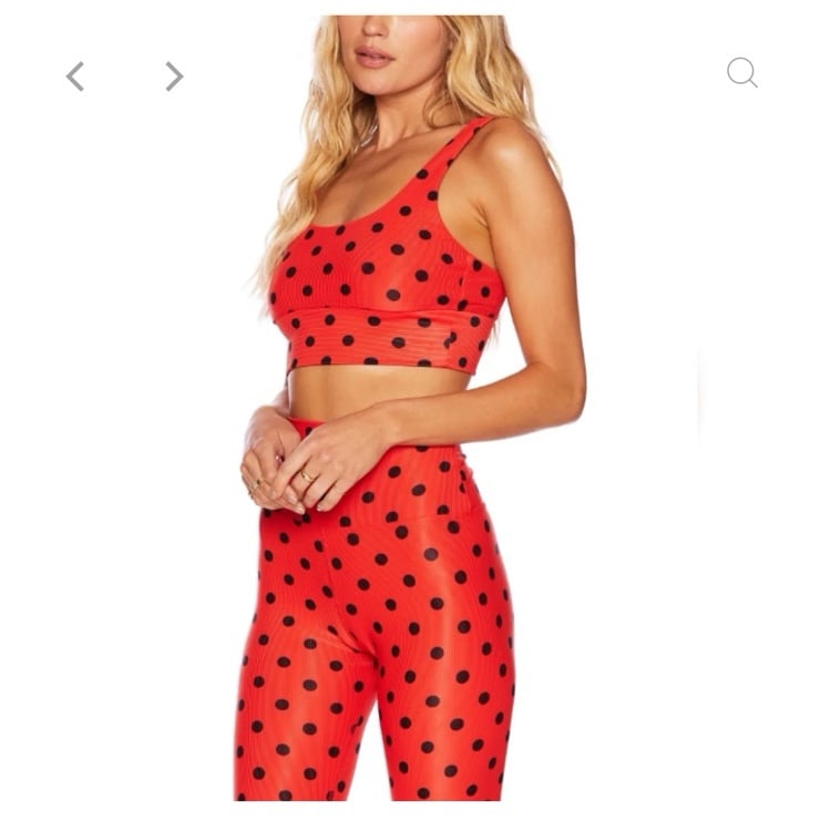Beach riot scarlet two piece set
