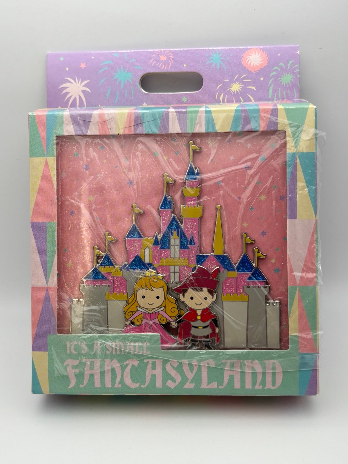 Disney Its A Small Fantasyland Sleeping Beauty Castle Jumbo LE Pin