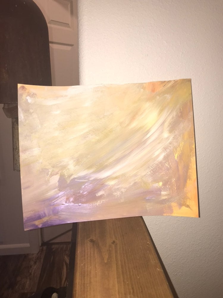 Relaxing Abstract Painting