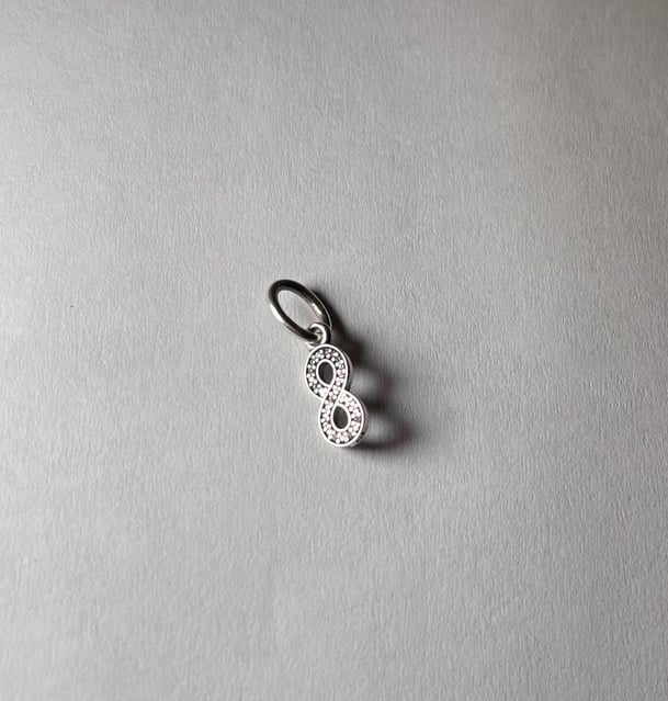 PANDORA STERLING SYMBOL OF INFINITY DANGLE CHARM