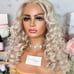 White Blonde Lace Front Wig