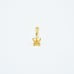 Elegant solid 14kt gold nose piercing with gold butterfly 20 gauge New