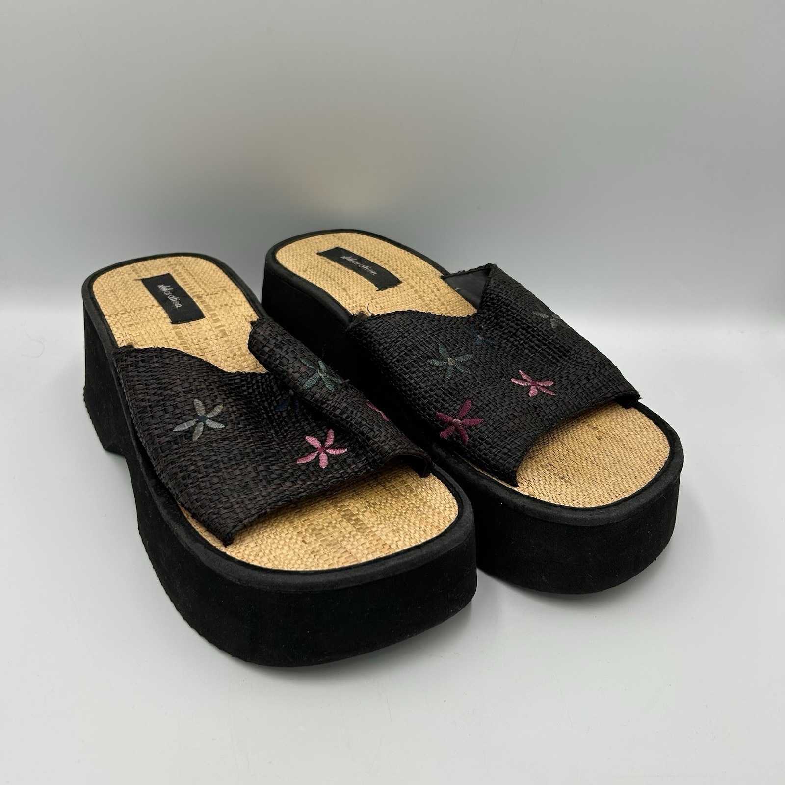 Vintage Xhilaration 90's Y2K platform flip flops chunky platform sandals 6.5/7