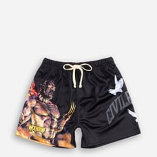 CIVIL REGIME X DEADPOOL & WOLVERINE “TILL THE END” MESH SHORTS SMALL