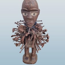 African Nkisi nkondi nail fetish