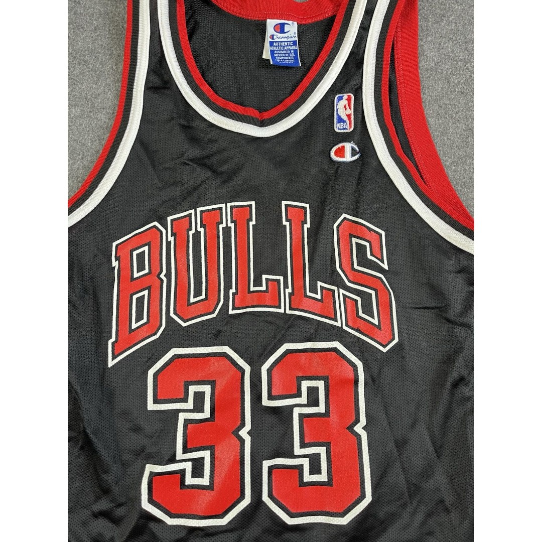 Vintage 90s Scottie Pippen #33 Chicago Bulls Black Away