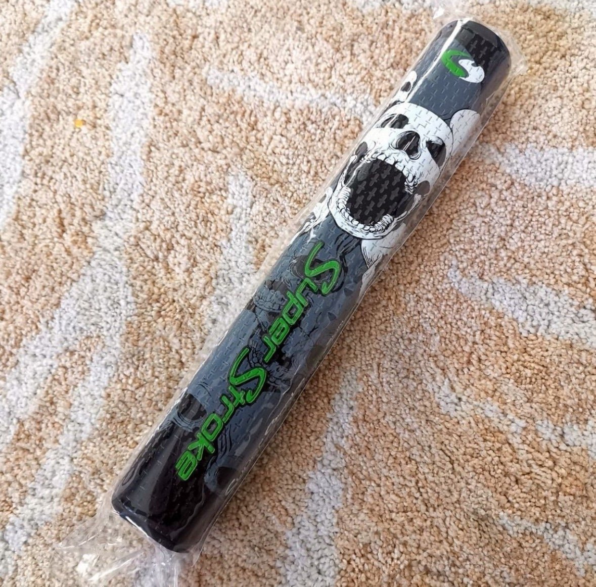 NEW Limited Edition Skull Design Super Stroke Legacy Putter Grip Fatso 5.0 Green