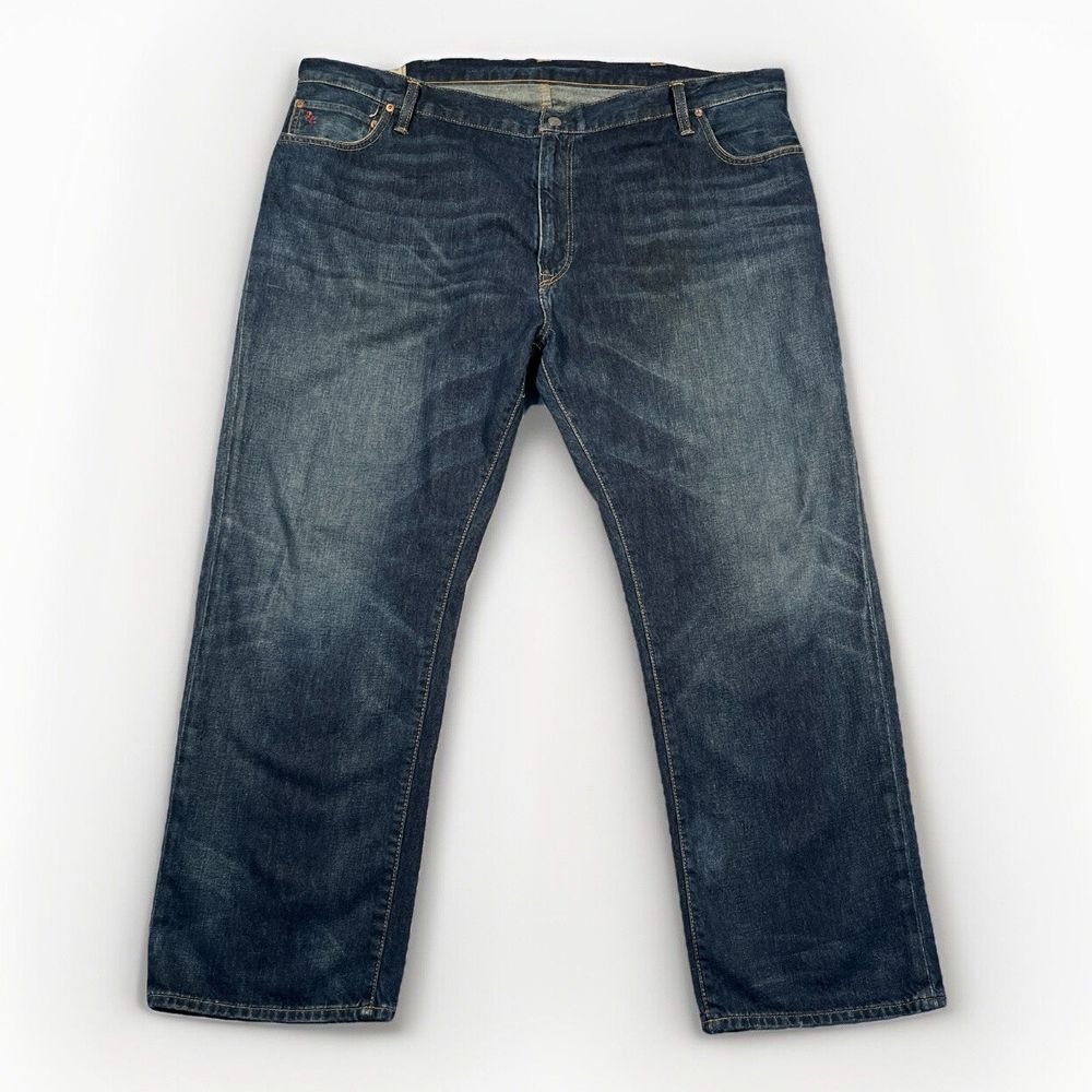 POLO Ralph Lauren Jeans Hampton Straight Fit Men's 46x30 Lightweight Morris Wash