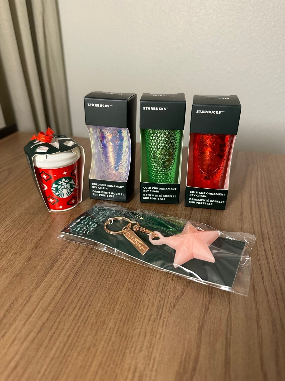 Starbucks Holiday 2023 Keychain Ornament Collection