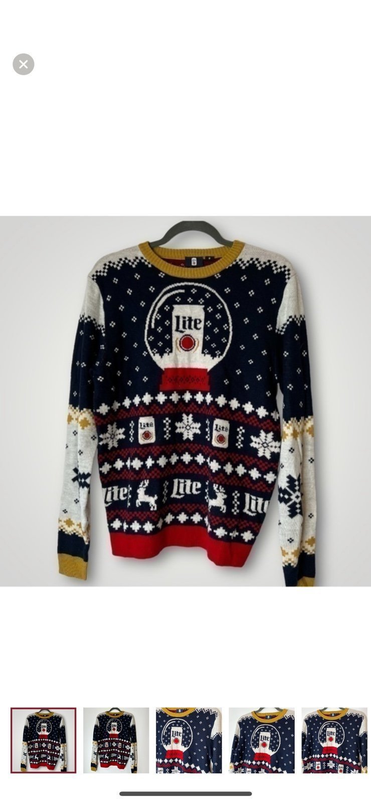 miller lite ugly sweaters
