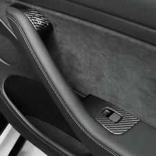 NEW Tesla Model Y 2020-2023 Real Carbon Fiber Window Lift Panel Switch Cover X14