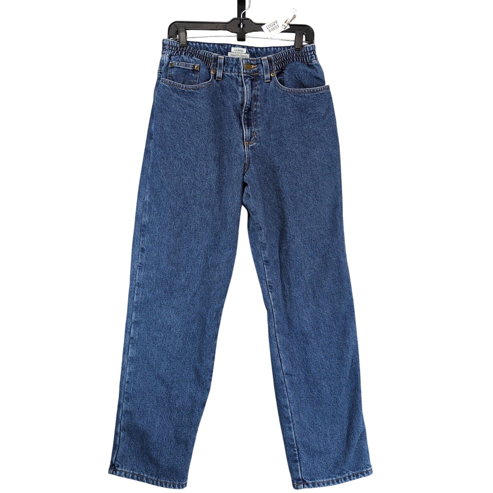 Vtg LL Bean Women's 10 Flannel Lined Original Relaxed Fit Jeans Straight Leg Y2K