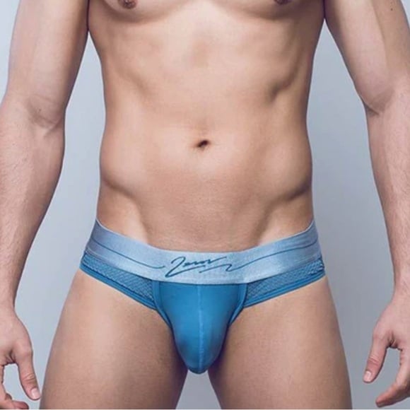 Mens NWT 2Eros AKTIV Boreas Jock in Blue Size Small