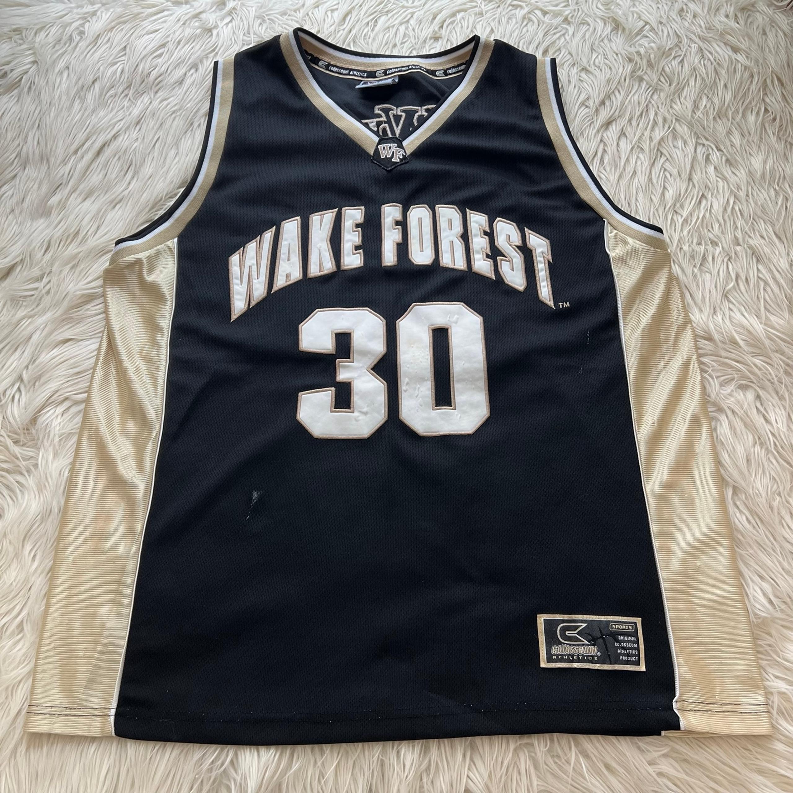Vintage Colusseum Wake Forest Basketball Jersey Travis Mckie #30 Men’s Size XL