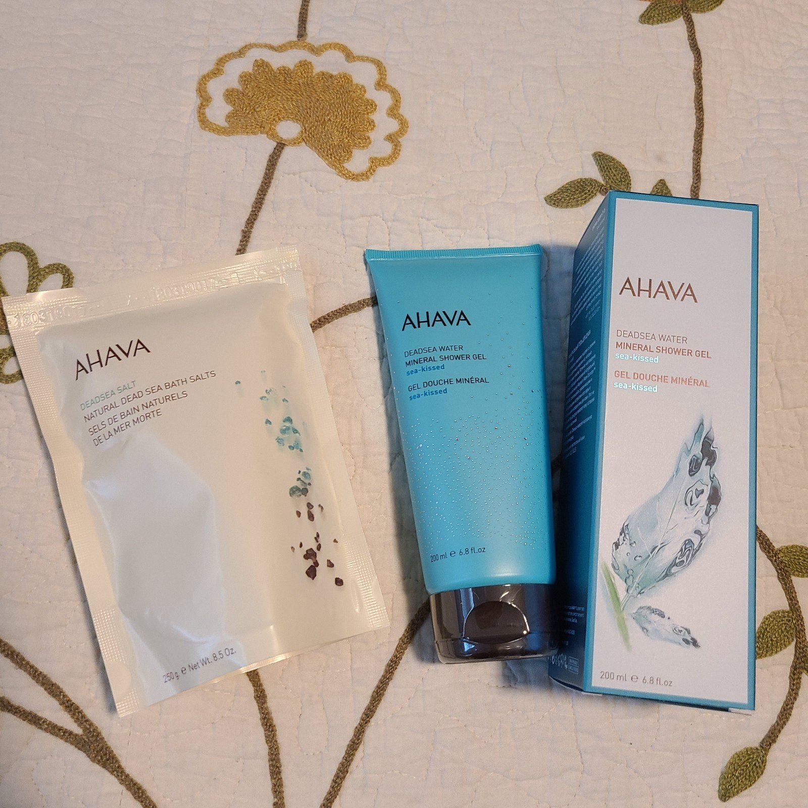 Ahava Dead Sea Minerals Shower Gel and Bath Salt