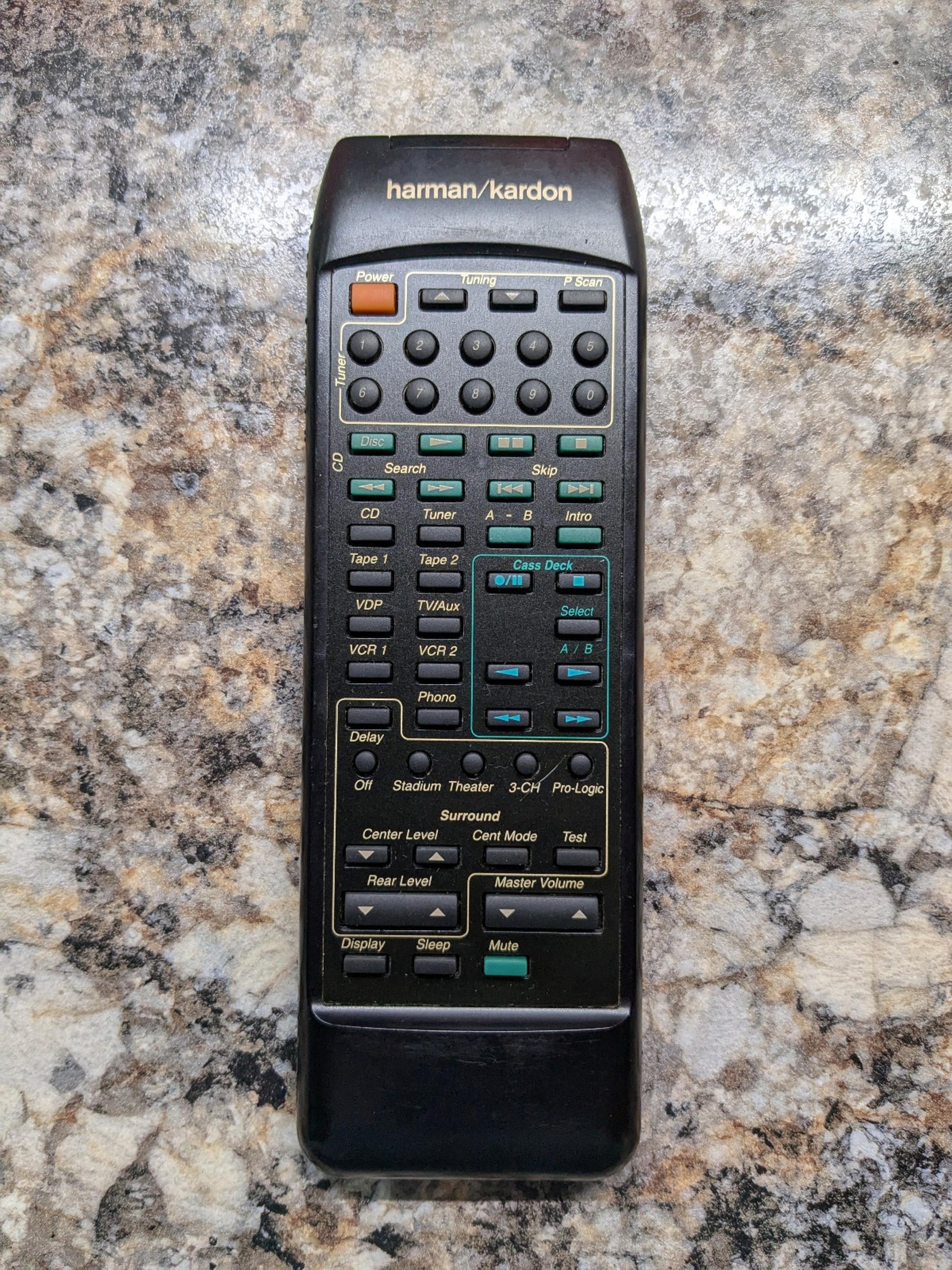 Harman Kardon Remote Control AVR-10 AVR-20 AVR-20 ll AVR-25 AVR-25 II Amp Remote