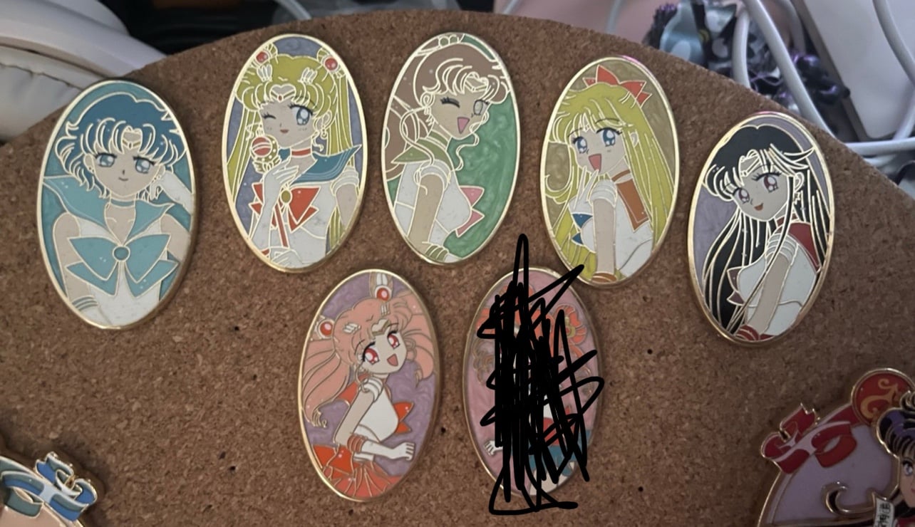 SailorKrakenPins Sailor moon pin SET