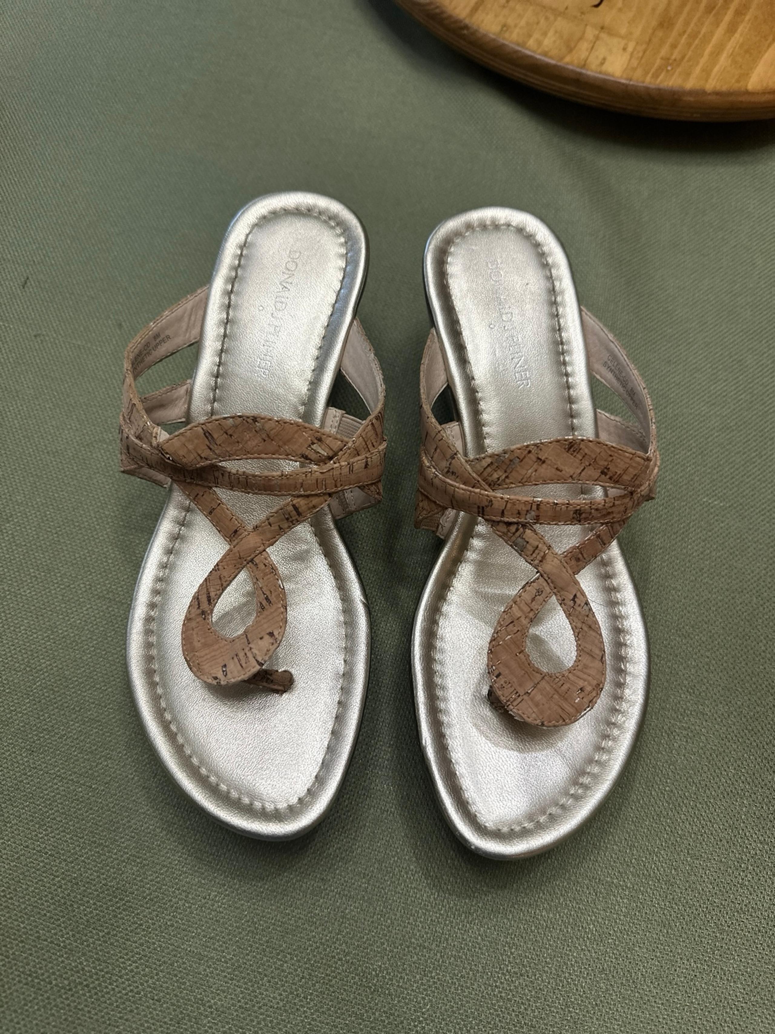 Donald J. Pliner  Wedge Sandals size 8m