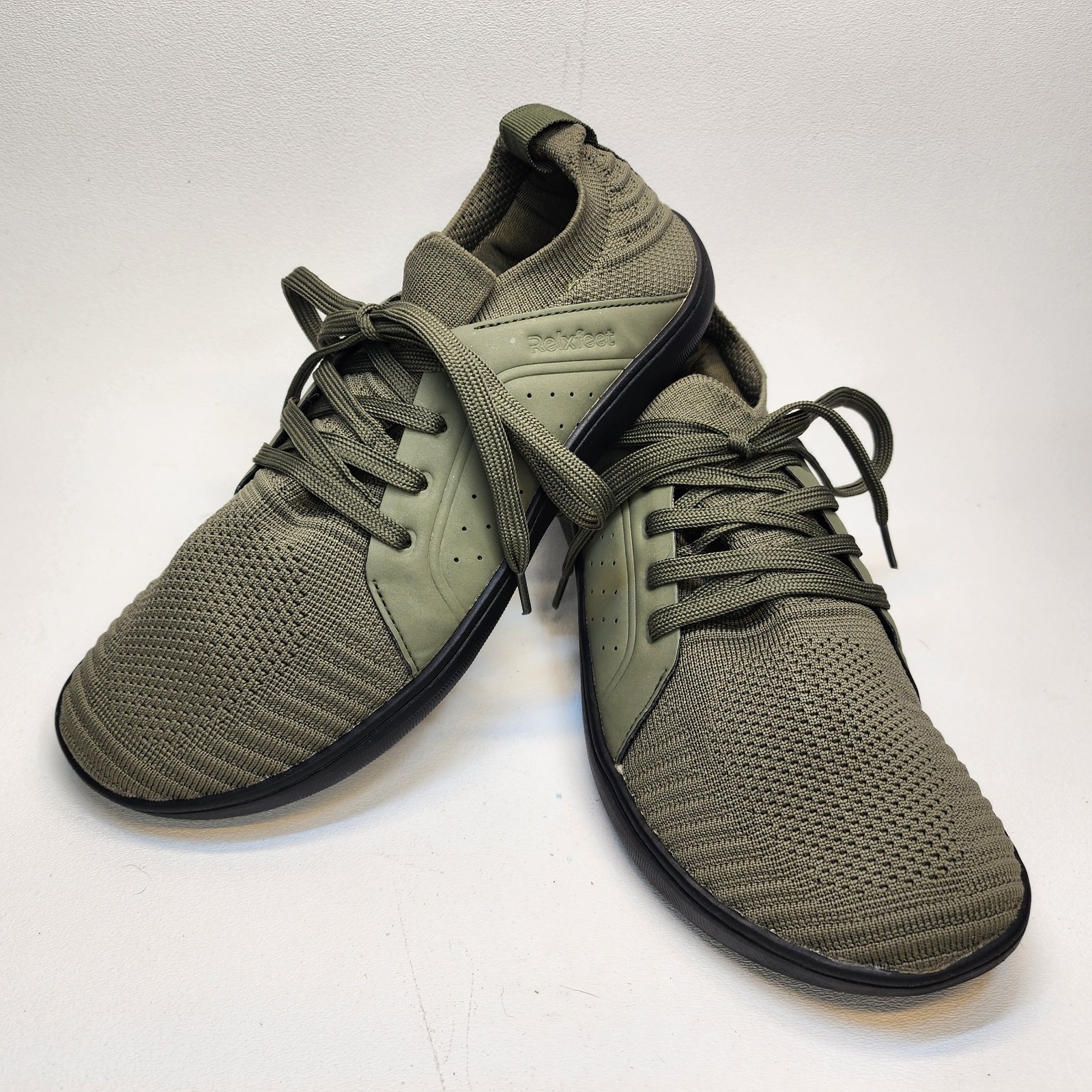Mens Size 8.5 Relxfeet Barefoot Minimalist Comfort Shoes Green