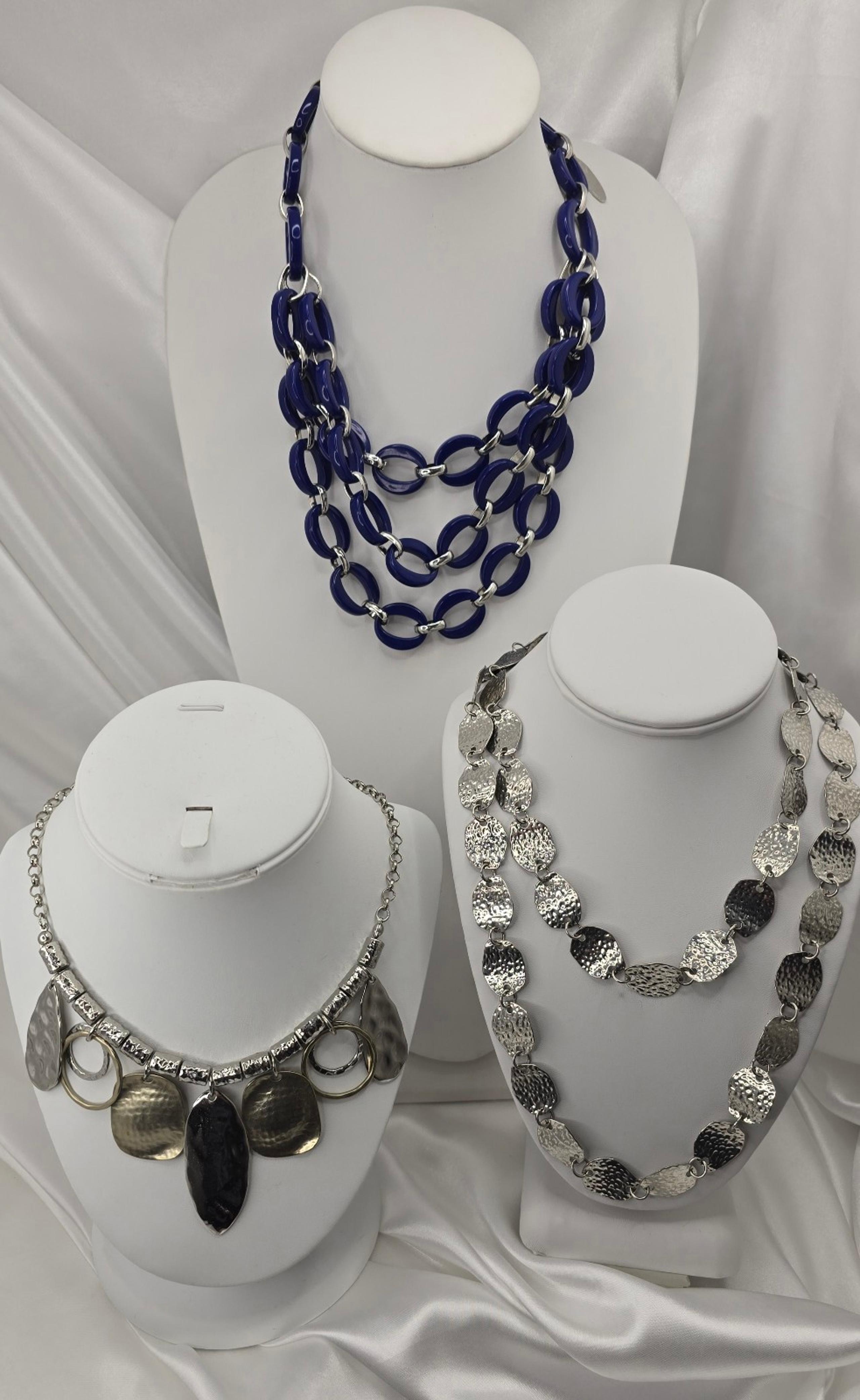 3 Chico's Necklace Lot (#90)