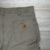Vintage Carhartt Carpenter Shorts Chocolate Brown Canvas Leather 10 Inseam 90s