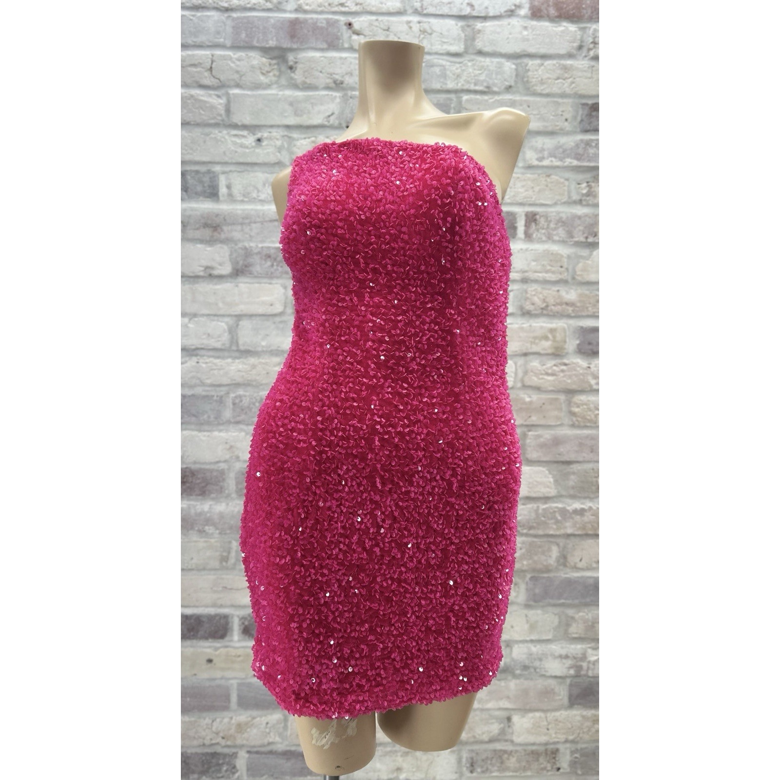 Pink Sequin Dress Size 8 Party, Prom, Cocktail