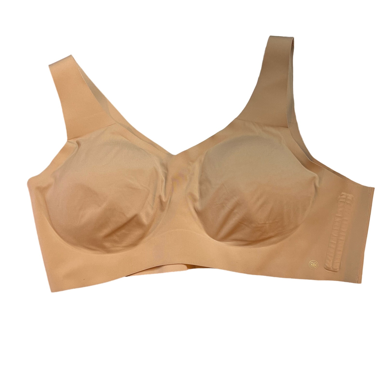 Honeylove Bra 3X Wire Free Light Beige Scoop Back
